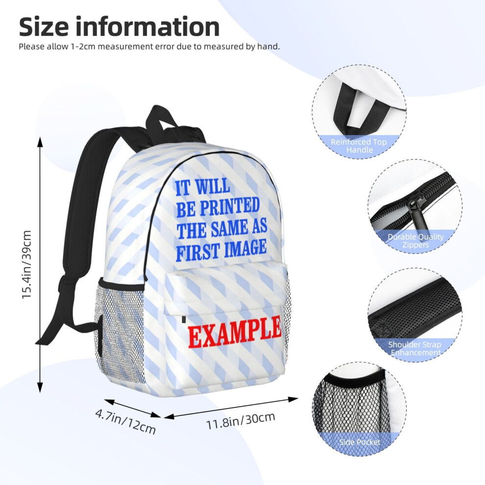 Backpack Spirit Horse Pattern School Bag Travel 15 on OnBuy
