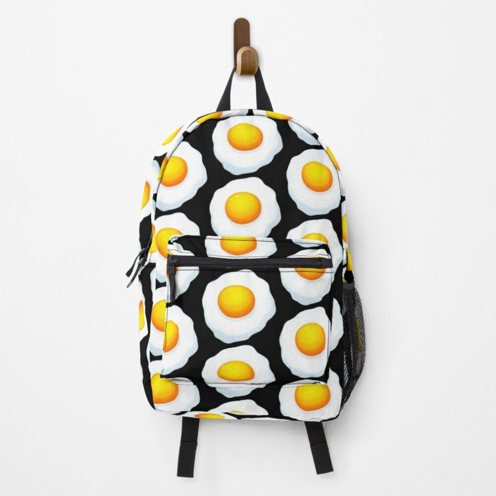 Famgem Backpack Fried Egg School Bag Travel 15"