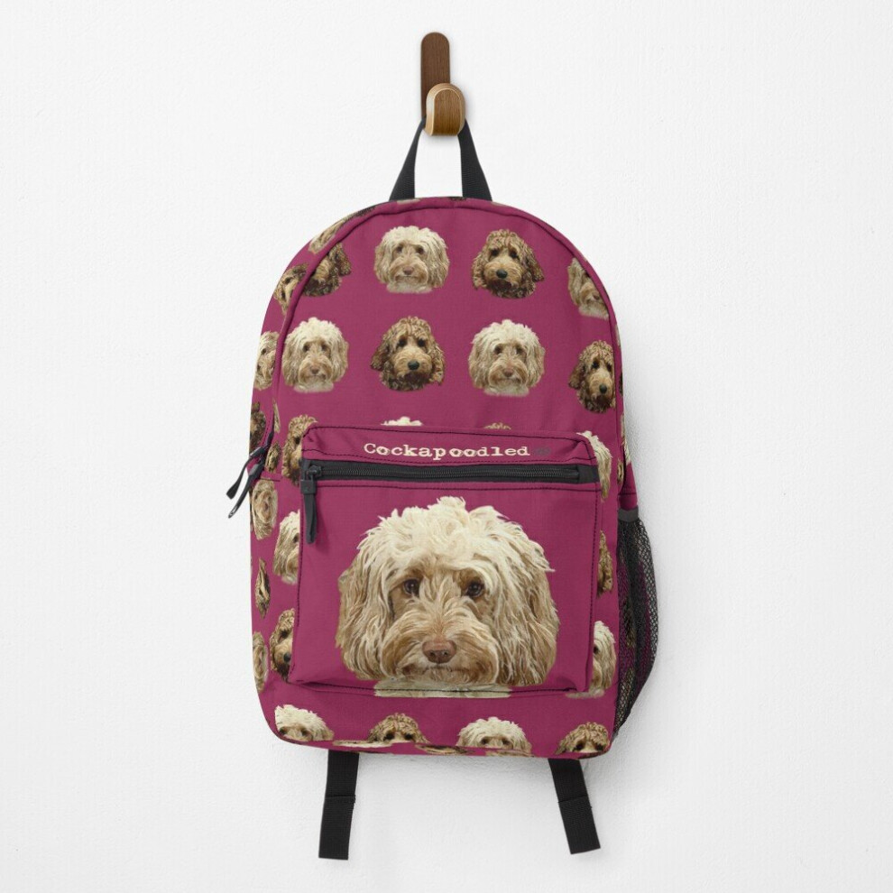 Famgem Backpack Cockapoo / Doodle Dog School Bag Travel 15"