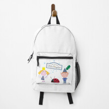 Ben and Holly 15-inch Backpack - School & Travel Bag, Durable Polyester, Spacious Main Compartment, Anti-Theft Pockets, Padded Adjustable Straps