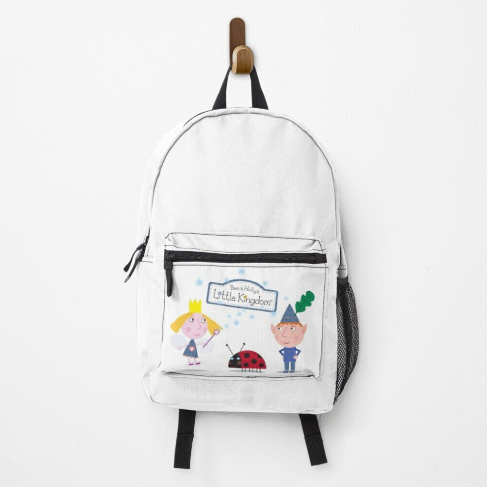 Famgem Ben And Holly 15-Inch Backpack - School & Travel Bag, Durable Polyester, Spacious Main Compartment, Anti-Theft Pockets, Padded Adjustable Straps