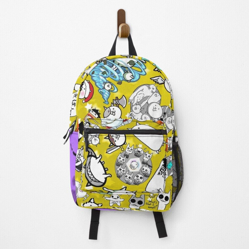 Backpack Battle Cats School Bag Travel 15"