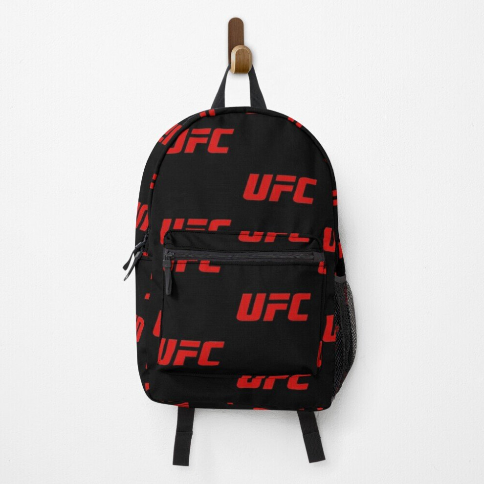 Backpack UFC logo Red School Bag Travel 15"