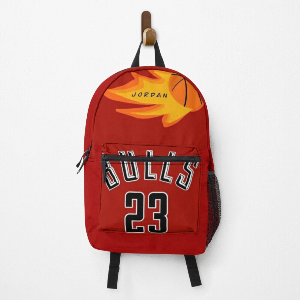 Famgem Backpack Bulls 23 Jordan School Bag Travel 15"