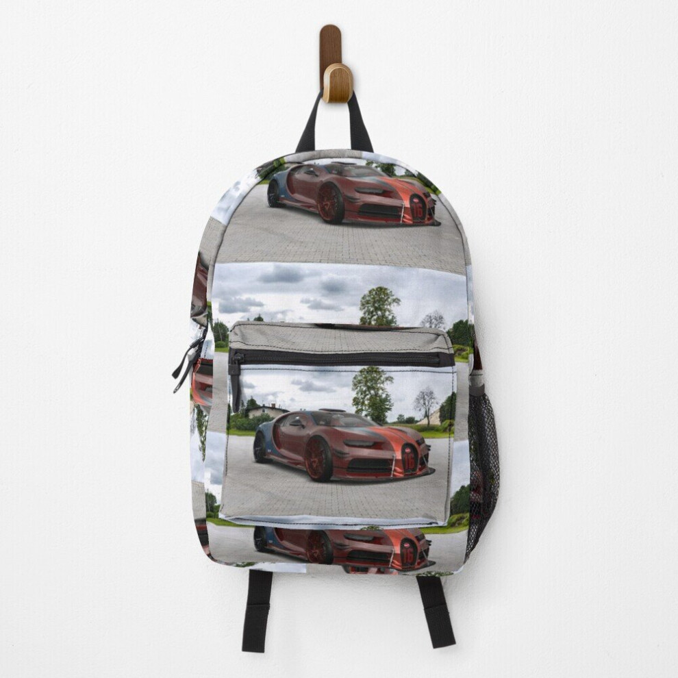 Backpack Bugatti Chiron Super Sport 300 School Bag Travel 15"