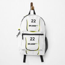 Backpack Brawn GP Button design School Bag Travel 15"