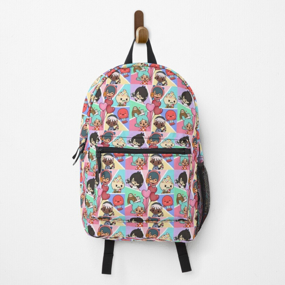 Famgem Backpack Toca Boca School Bag Travel 15"