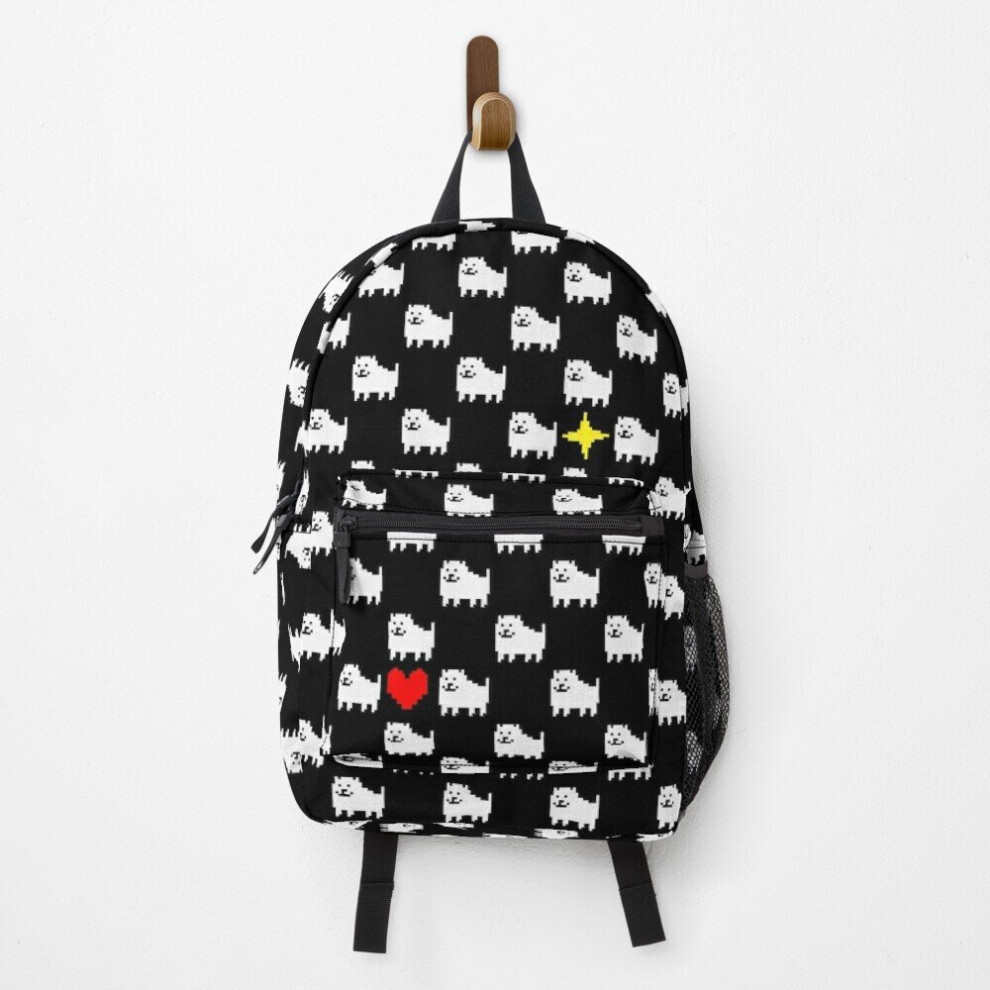 Famgem Backpack Undertale Dog Heart School Bag Travel 15"