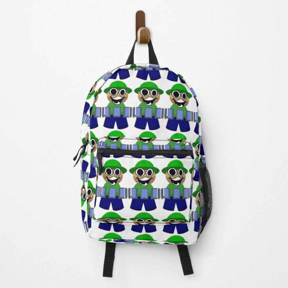 Famgem Backpack Bandu Fnf Dave And Bambi: Apple Edition School Bag Travel 15" Golden