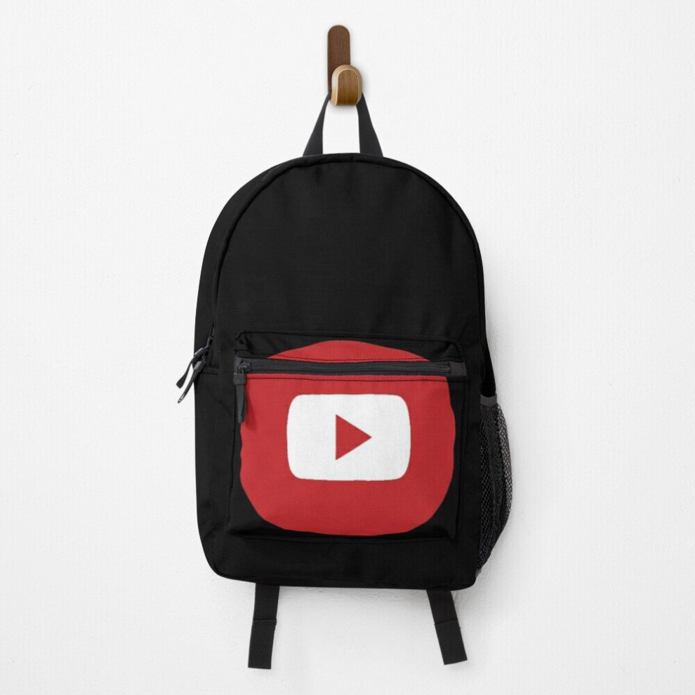 Backpack Youtube logo (Youtube play button) School Bag Travel 15"