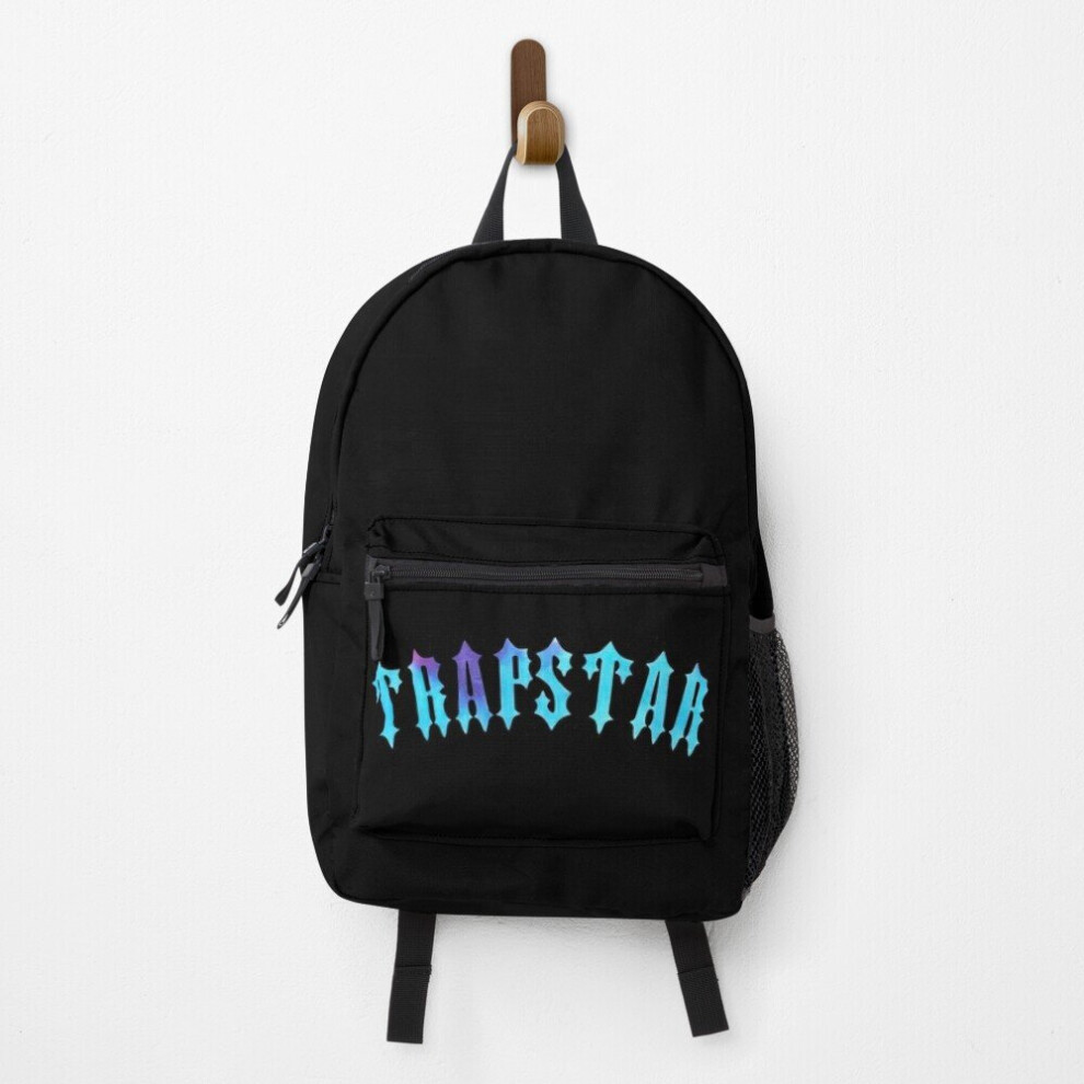 Famgem Trapstar London Logo Backpack – 15In School/Travel Bag, Unique Designer Graphics, Durable Polyester, Padded Straps