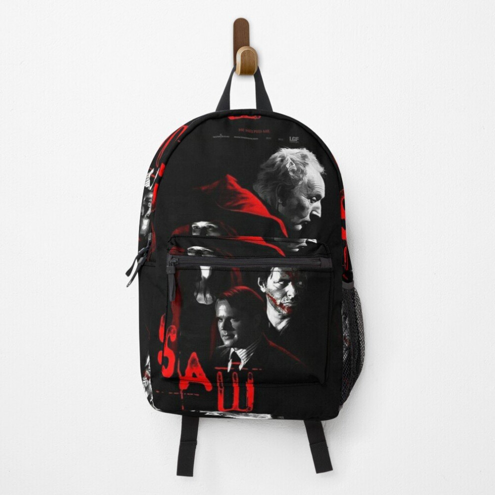 Backpack saw movie poster School Bag Travel 15"