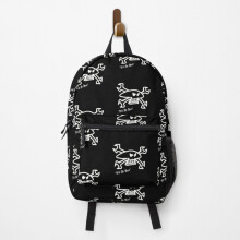 Backpack Guy Martin TT Legend Skull and Spanners, When You're Dead You're Dead It'll Be Reet. School Bag Travel 15"