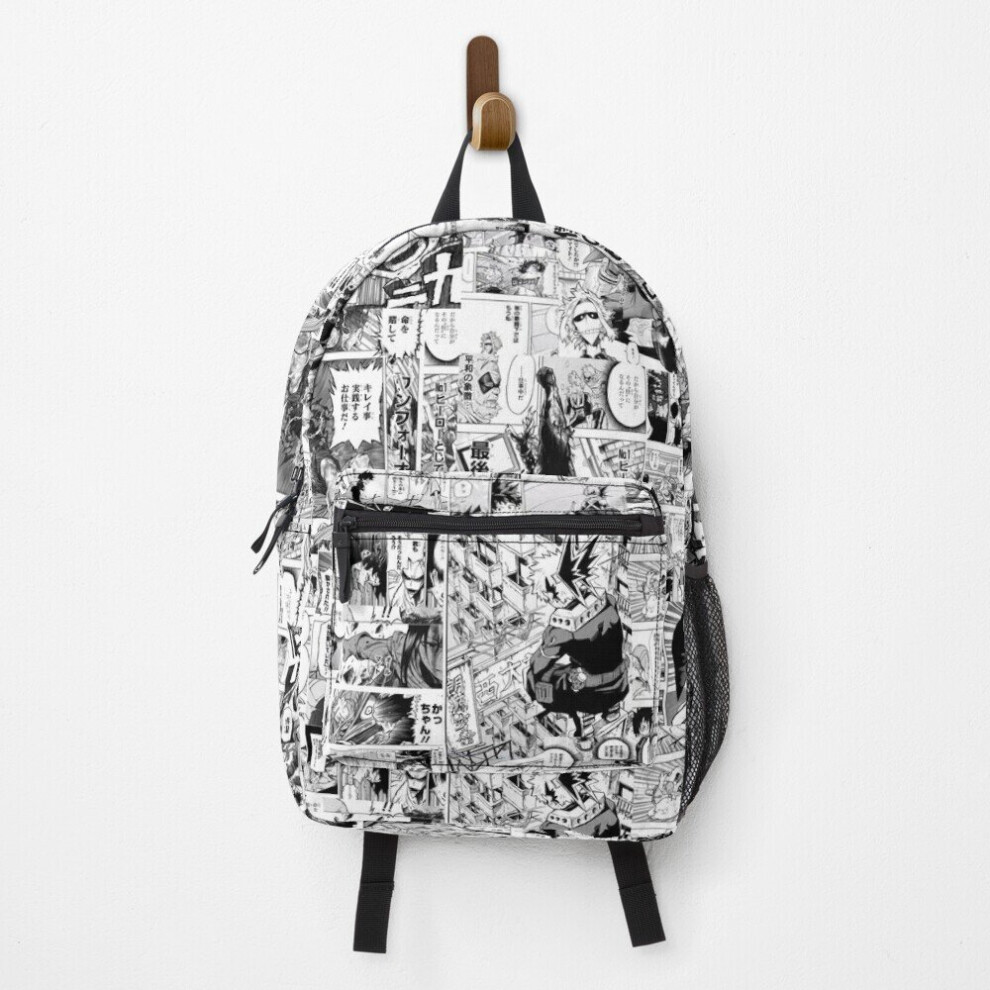 Famgem Backpack My Hero Academia Manga Collage School Bag Travel 15"