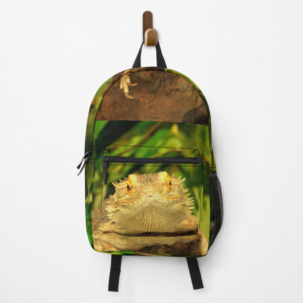 Famgem Backpack Bearded Dragon School Bag Travel 15"