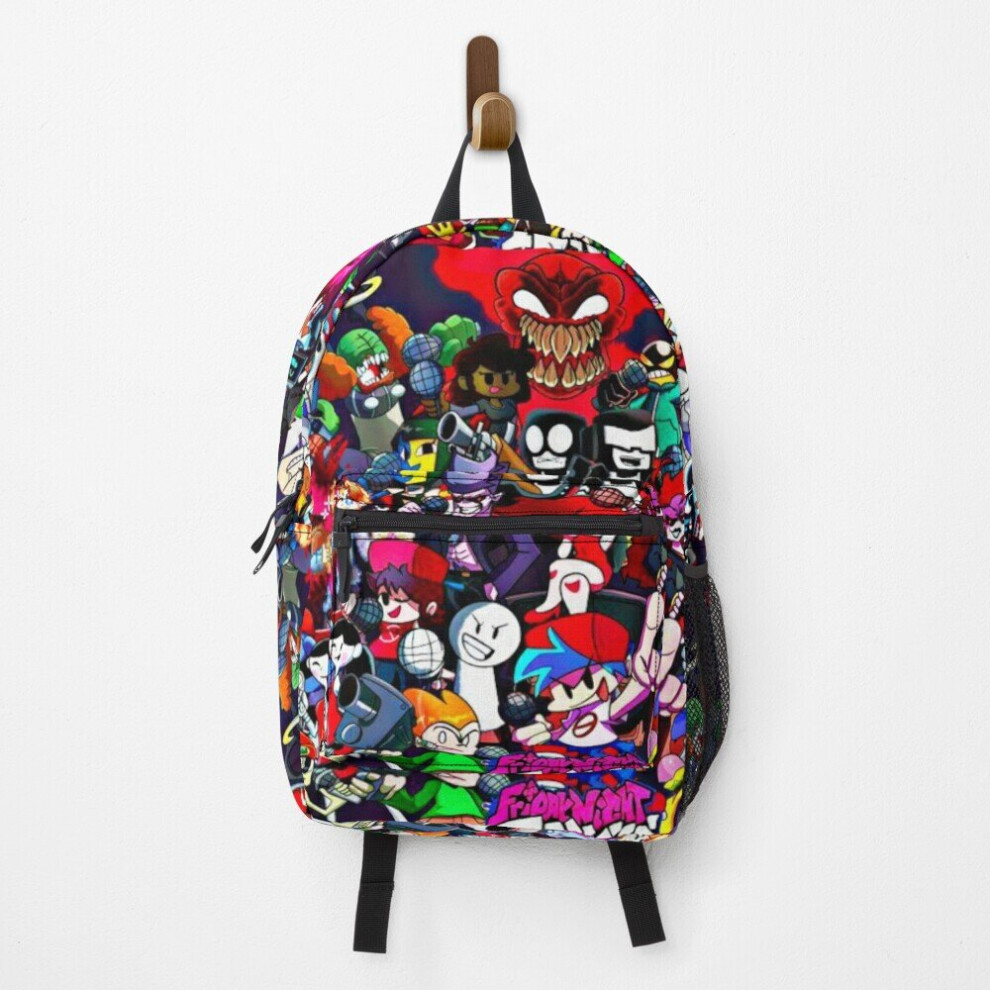 Backpack  Friday Night Funkin Characters fnf game School Bag Travel 15"