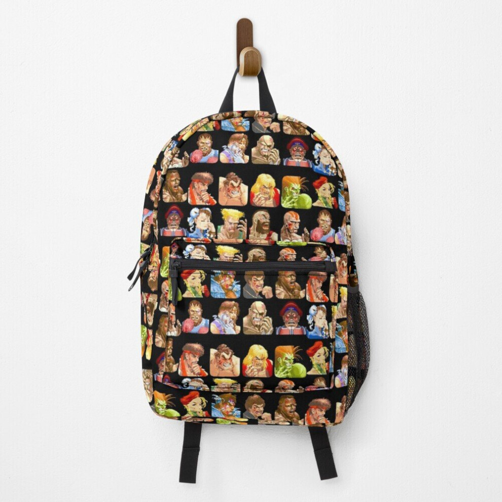 Backpack Defeated Portraits Super Street Fighter School Bag Travel 15 on OnBuy