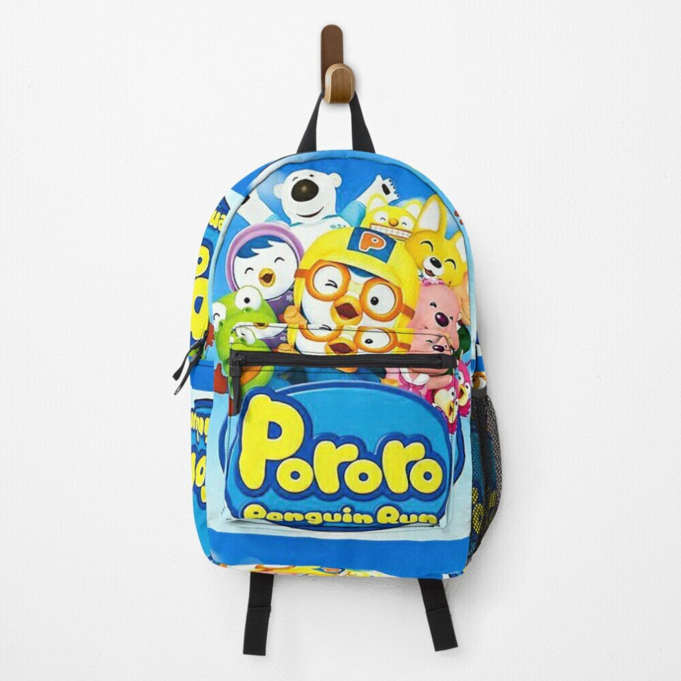 Famgem Backpack Pororo Run Poster School Bag Travel 15"