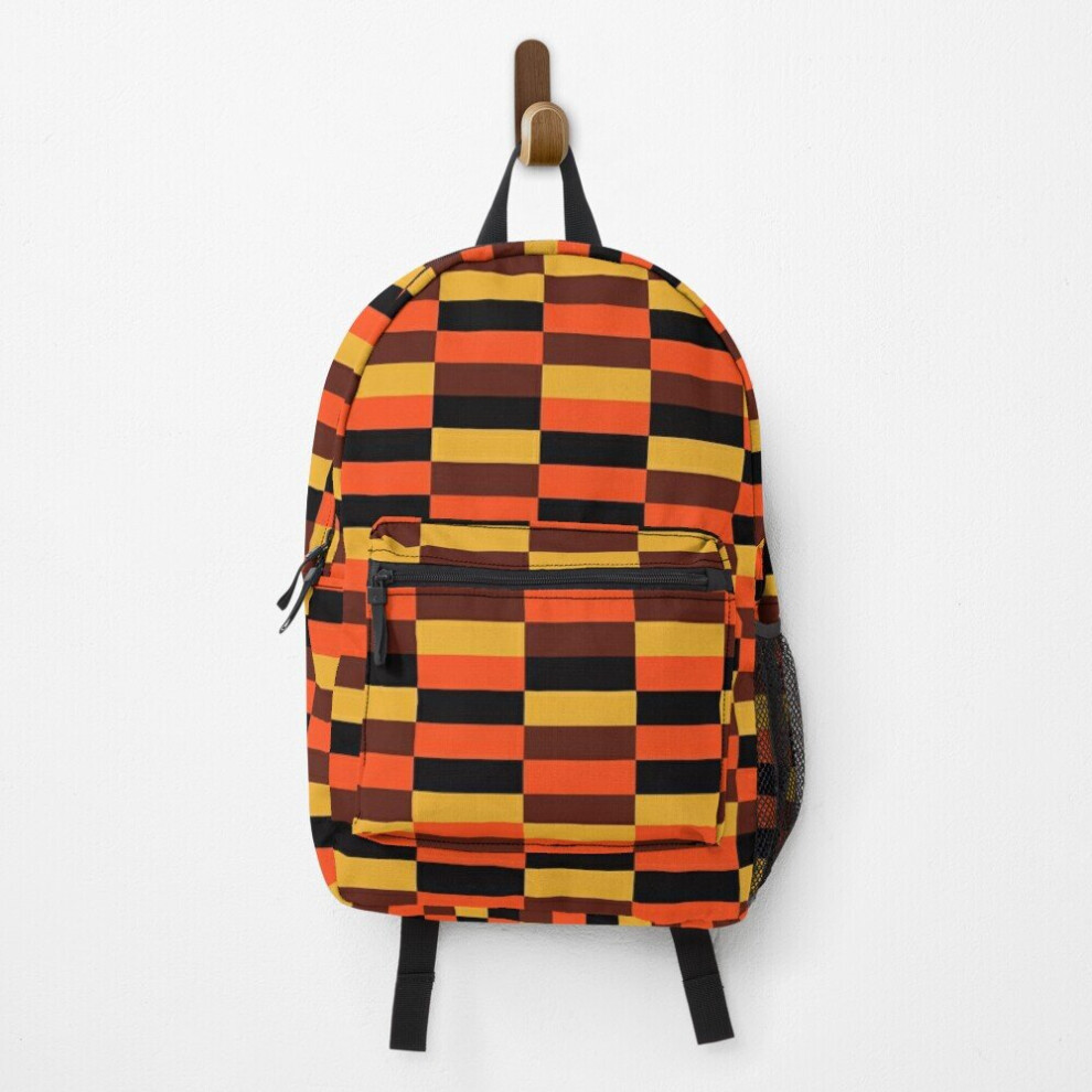 Famgem London Underground Train Seat Cover Backpack - 15-Inch Laptop, Unique Graphic, Durable Polyester, Ideal For School & Travel