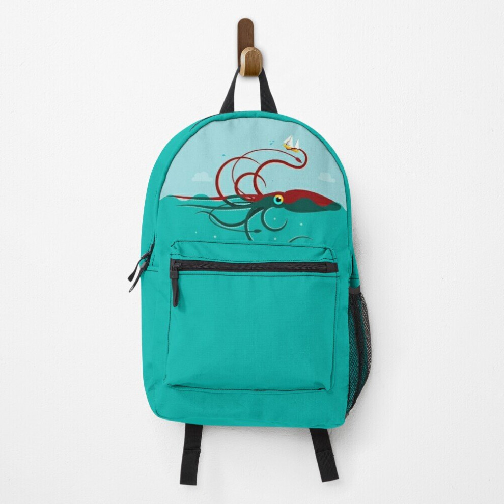 Famgem Backpack Giant Squid School Bag Travel 15"