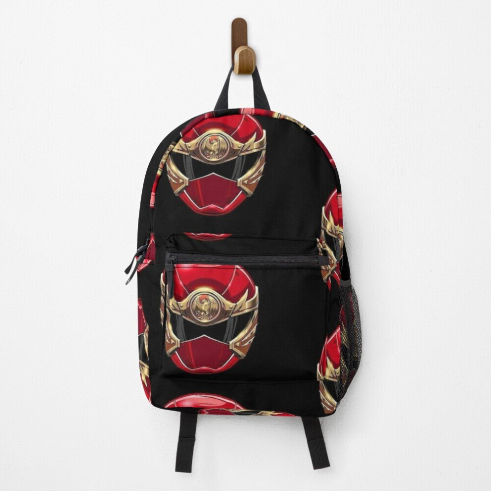 Famgem Power Rangers Ninja Storm Ranger Backpack: 15-Inch Laptop, School & Travel Bag, Unique Design Red