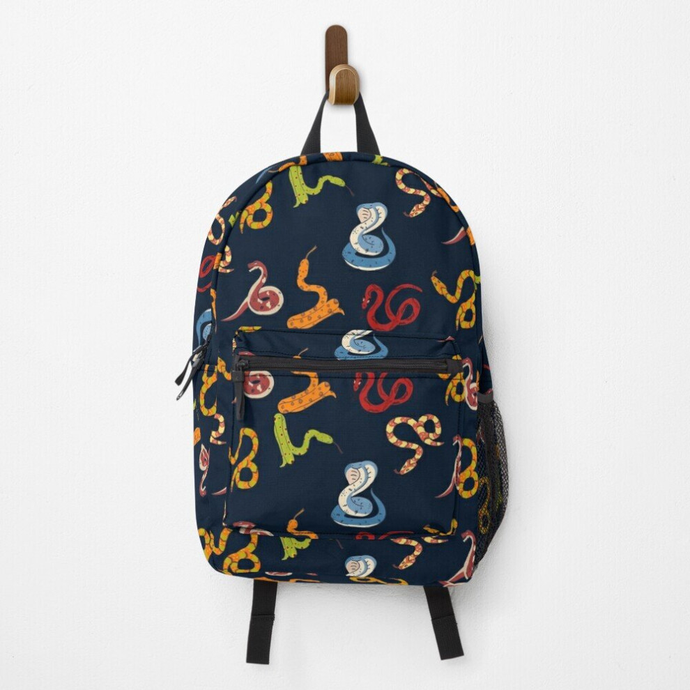Famgem Backpack Cute Snakes Pattern School Bag Travel 15"