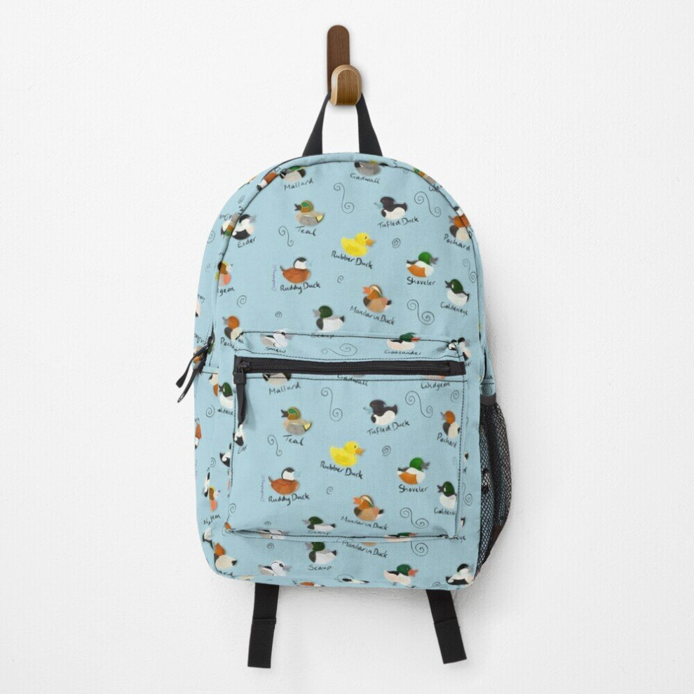 Backpack British Ducks Pattern School Bag Travel 15"