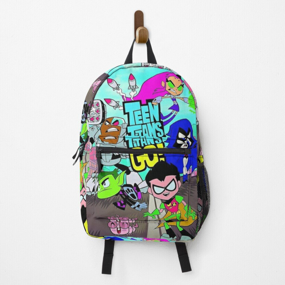 Famgem Backpack Teen Titans Go School Bag Travel 15"