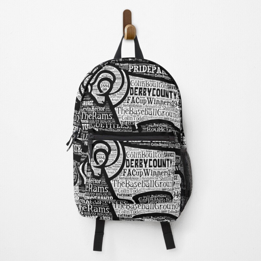 Backpack Derby County Club Crest School Bag Travel 15"