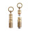 New Cigar Punch vintage bronze cigar cutter two size cigar drill hole function portable double head sharp blade Brass 1
