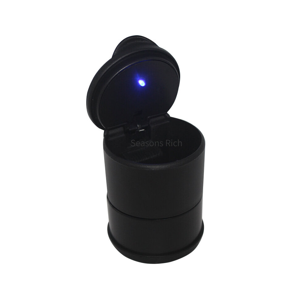 1Pcs Car Led Ashtray Garbage Coin Storage Cup Container Cigar Ash Tray Car Styling Universal Size Ashtrays 5063131975918