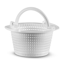 Plastic Skimming Basket Pool Accessories Replacement Swimming Pool Filter Skimmer Strainer Basket With Handle White