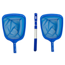 Telescopic Pond Bathtub Pool Cleaning Nets Debris Salvage Mesh Swimming Pool Cleaner Skimmer Leaf Catcher Net Bag with Rod