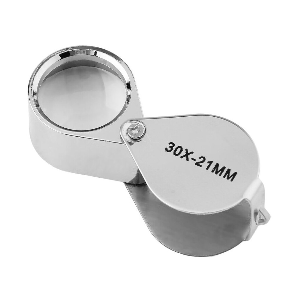 Wejoy Magnifier Pocket Identifying Magnifying Glass Portable Jewelry Loupe For Home Outdoor, 10/20/30X