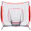 7ft Baseball & Softball Practice Hitting Net Frame Baseball Strike Zone Pitching Practise Screen Barrier Nets 3