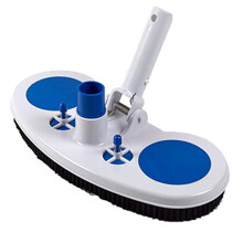 Swimming Pool Suction Vacuum Head Brush Cleaner Hard Curved Cleaning Tools Wall & Floor Brush Bristles Cleaner Broom Hot Tub