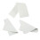 5pcs Thrown Down Baseball Base Rubber Baseball Softball Kickball Plate 3