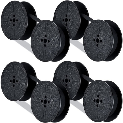 4 Pack Typewriter Ribbon Twin Spool Typewriter Ribbon Ink Twin Spool Ink Replacement Part For Most Typewriter 1