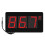 LED Digital Sauna Thermometer Wall-mounted C/F Switch Alarm Function Swimming Pool  Thermometer With Waterproof Probe 6