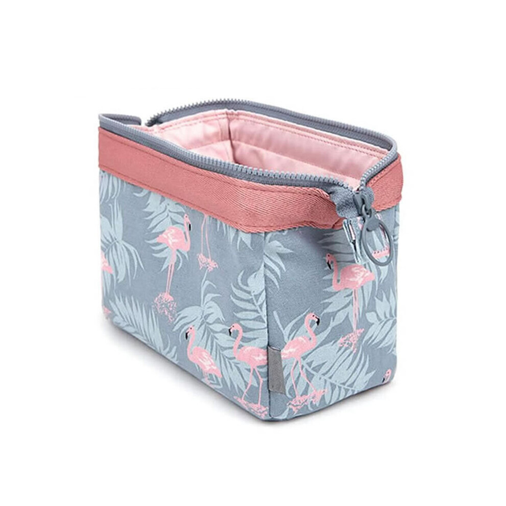 Wejoy Women Travel Animal Flamingo Make Up Bags Girl Cosmetic Bag Makeup Beauty Wash Organizer Toiletry Pouch Storage Kit Bath Case