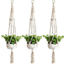Macrame Plant Hangers Indoor Hanging Planter Basket Flower Pot Holder