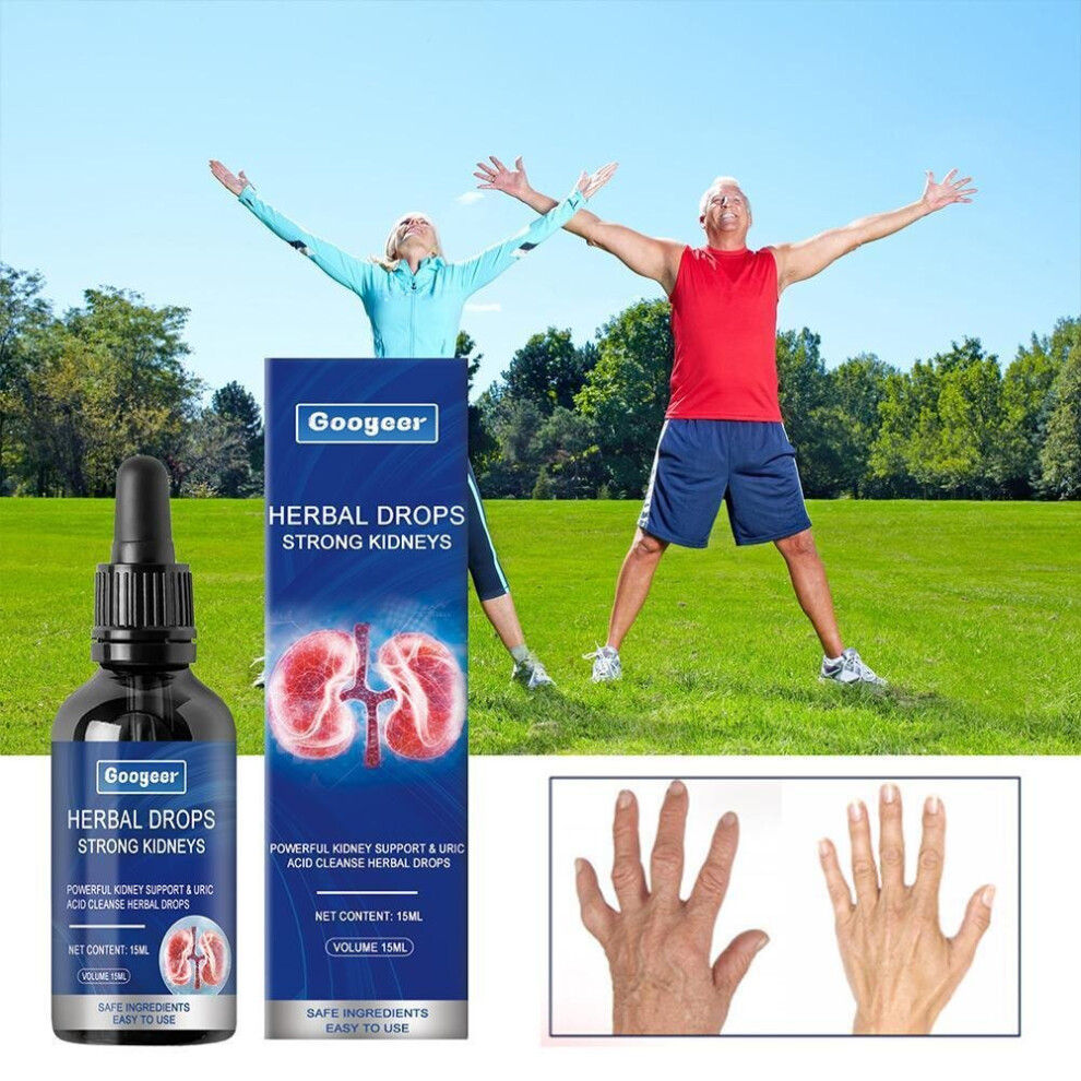 Powerful Kidney Support & Uric Acid Cleanse Herbal Drops 