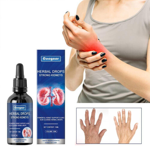 Powerful Kidney Support & Uric Acid Cleanse Herbal Drops 1