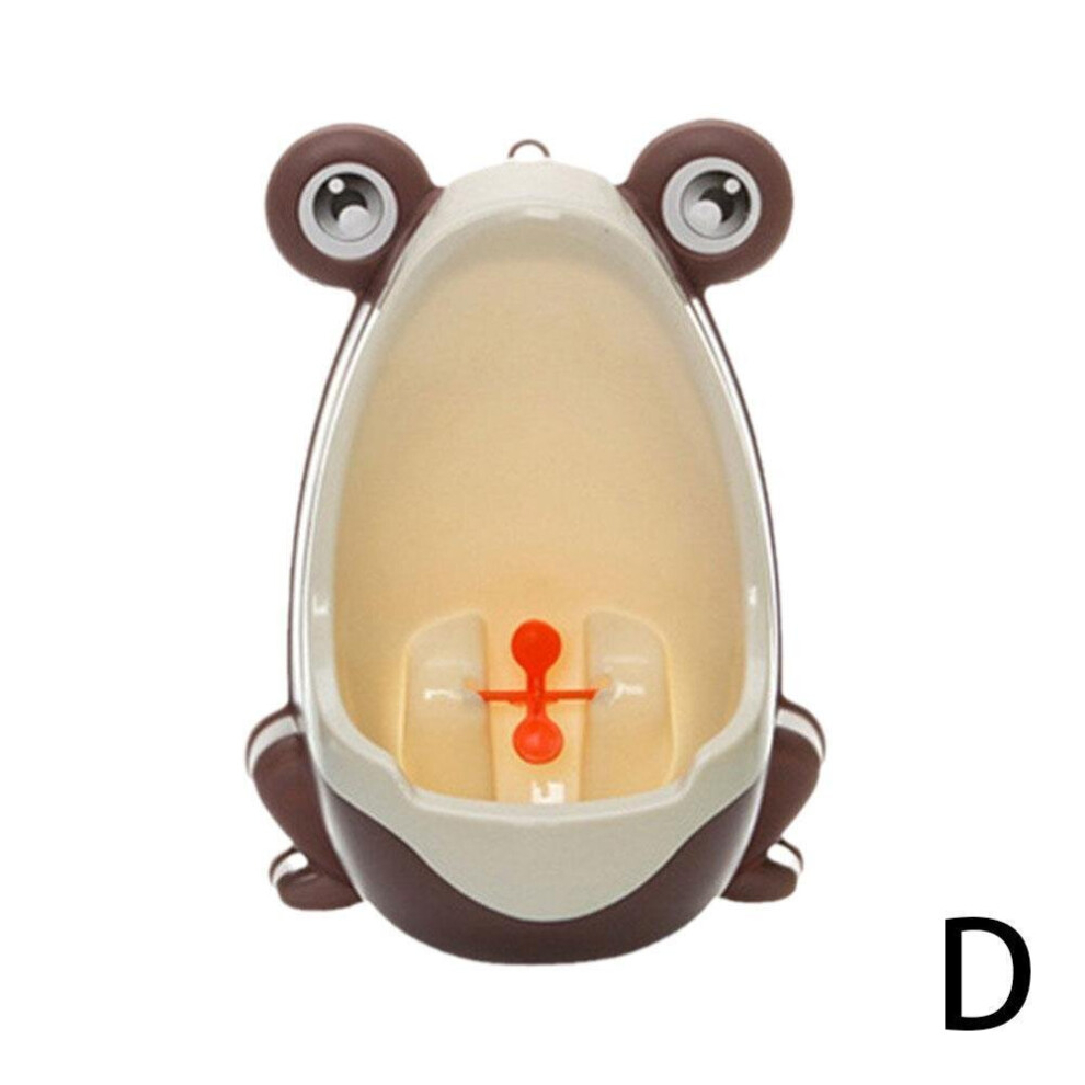 (  Coffee) Kids Baby Toilet Seat Toddler Frog Potty Training Chair Urinal Children Toilets