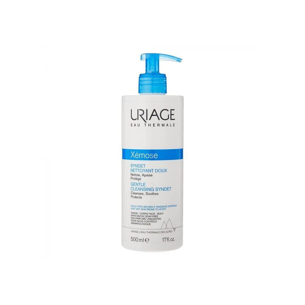 Gentle Cleansing for Sensitive Skin: Uriage XÃ©mose Gentle Cleansing Syndet 500 mL
