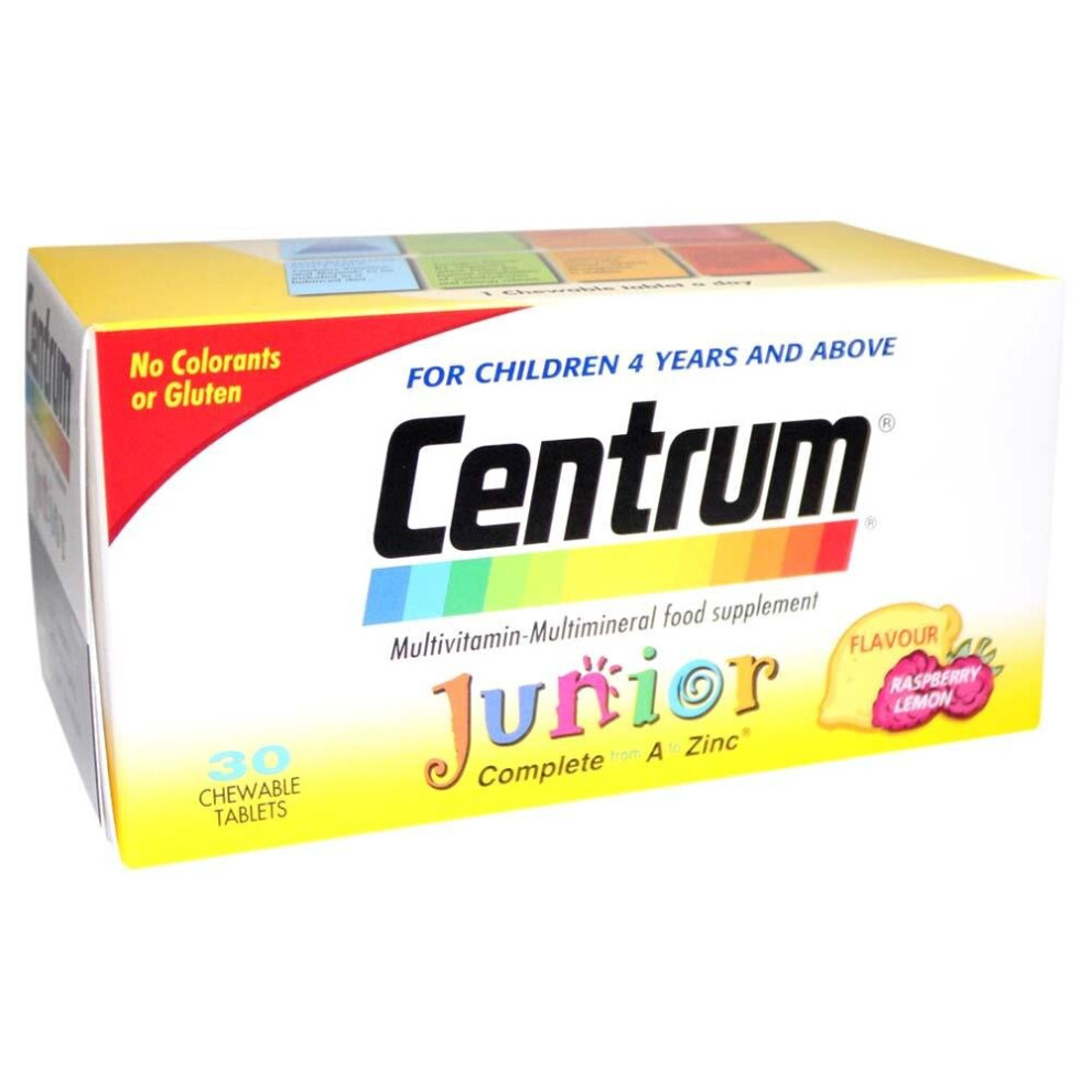 Centrum Junior Multivitamins Chewable Tablets 30's