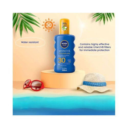 NIVEA Nivea Sun Protect & Moisture SPF30 Moisturizing Sun Spray 200 mL 2