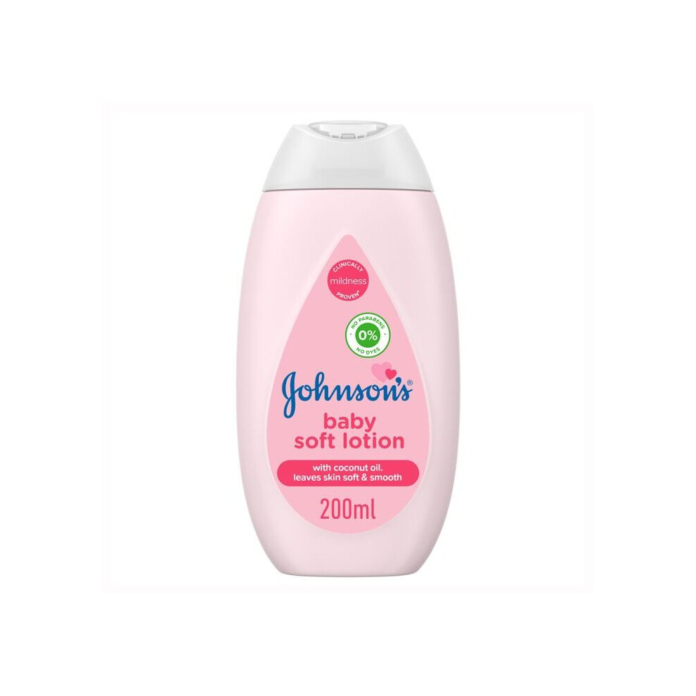 Soft Lotion With Coconut Oil Infant Moisturizer 200Ml Johnson's Baby