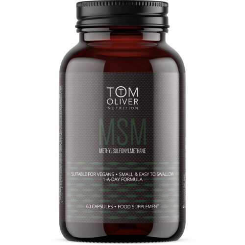 Tom Oliver Nutrition MSM Methylsulfonylmethane Capsules 60's