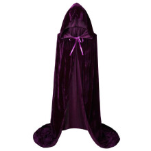 (Purple) Hocus Pocus2 Winifred Sarah Mary Sanderson Halloween Cosplay Kids Hooded Cape